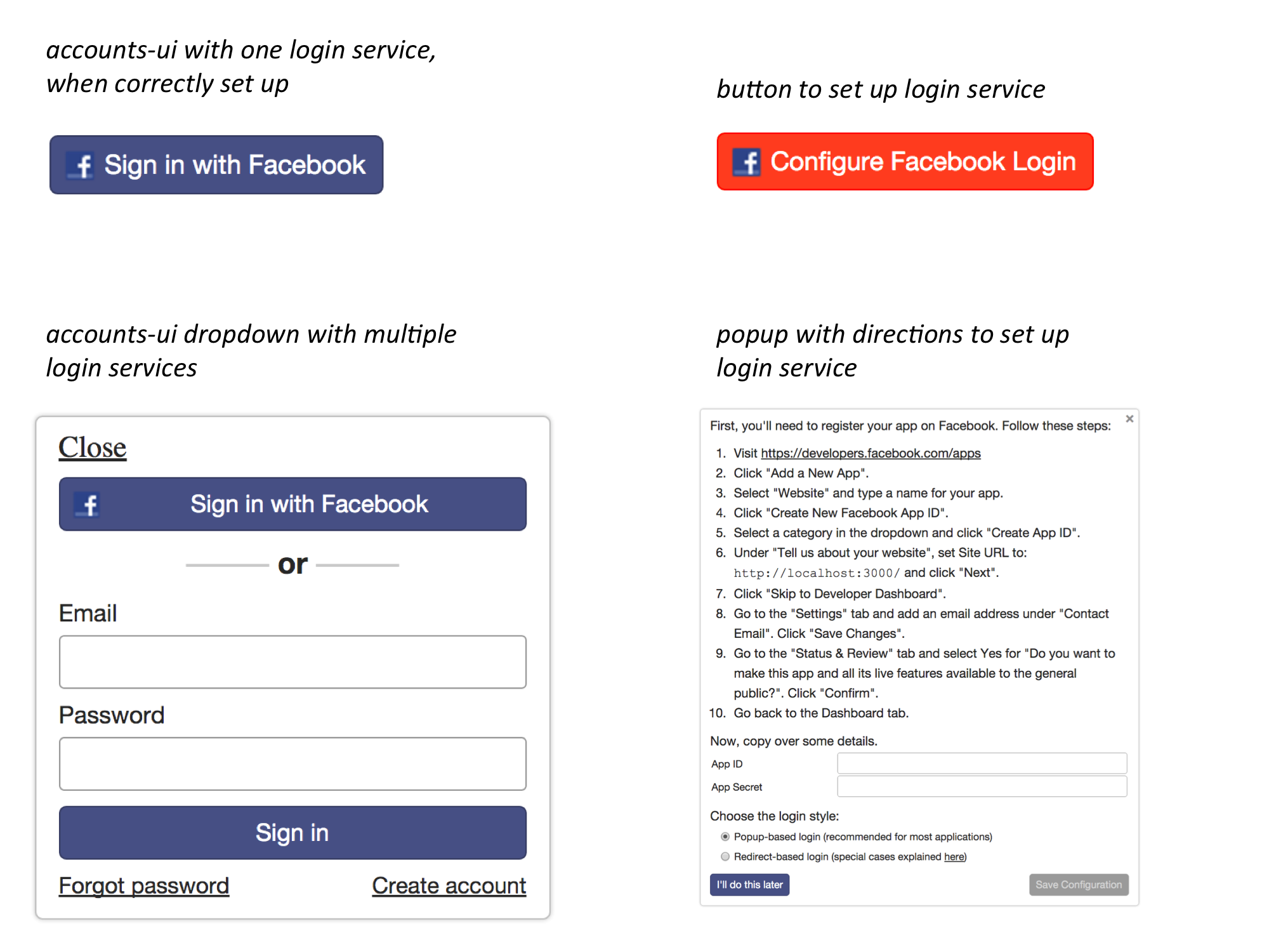 How i can get user email and name with Facebook connect new